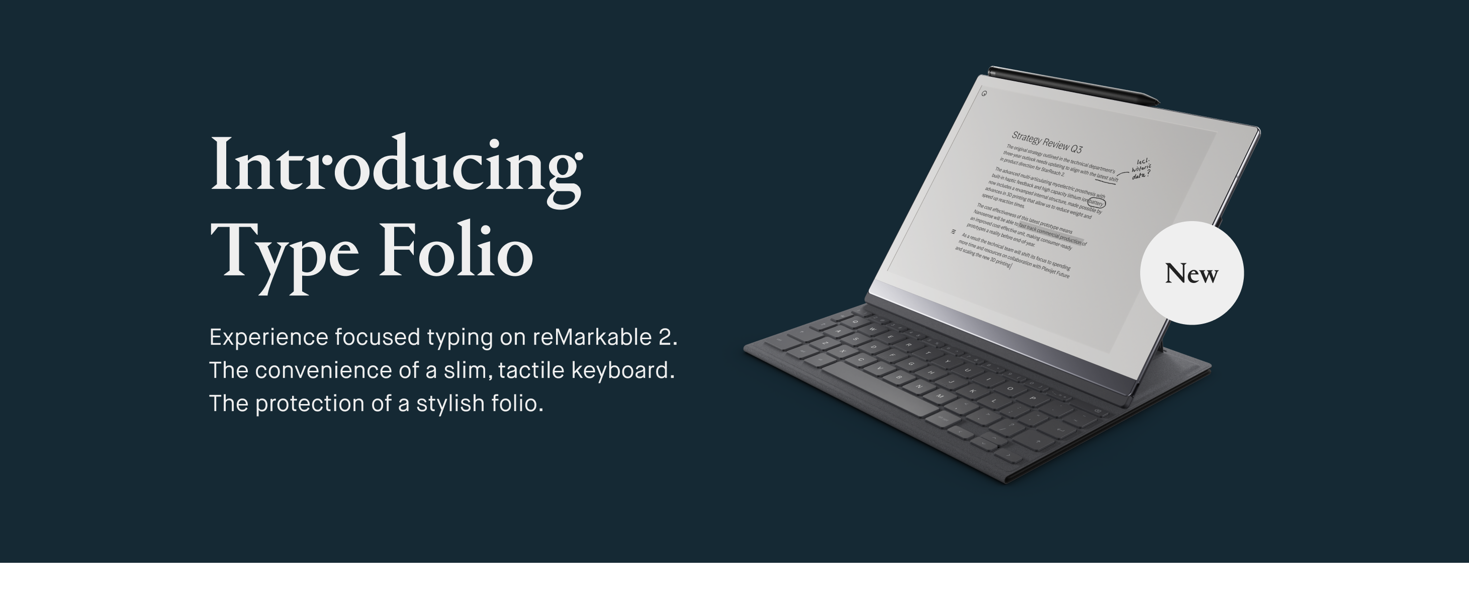 Amazon.com: reMarkable 2 Type Folio Keyboard Case - Backlit - US